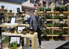 Rasmus Dupont Karsen of Lundager presenting 3 new varieties of peperomia, and one coming. Smylieplant Happy Mix, the concept that won the third price at the Glazen Tulip Award 2023. They bought Tingdal mid of September 2022 and now sells it under the brand Tingdal By Lundager.